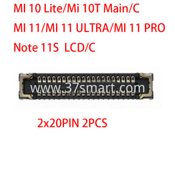 Xiaomi Mi 11 Charge Port FPC Connector on Motherboard 2x20PIN 2PCS Bulk