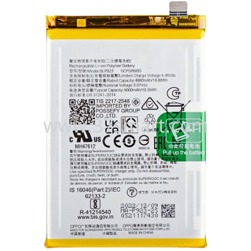 OPPO A78 5G OPPO A57 4G BLP923 OEM Batteria 5000mAh Bulk