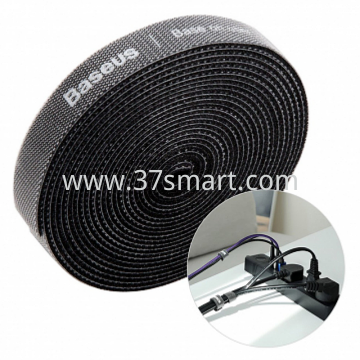Velcro Tape Cable Organizer Baseus Circle CMGT-F01 Schwarz 300CM