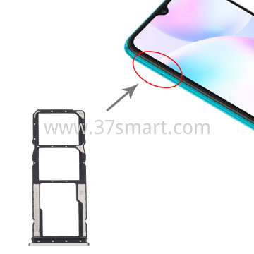 Redmi 9A, Redmi 9AT SIM Tray Argento
