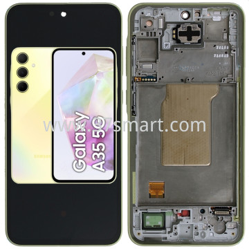 Samsung A35 5G 2024 A356 GH82-34221 Service Pack Display Verde Lime