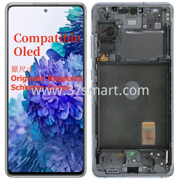 Samsung S20 FE G780 G781 Compatible Oled Lcd+Touch+Frame Bianco
