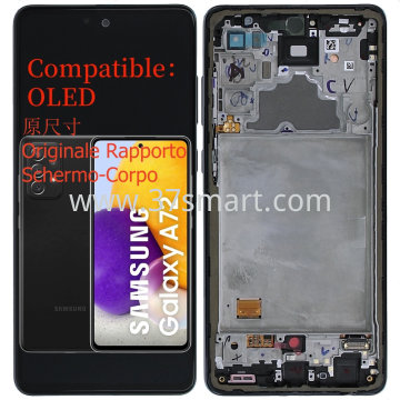 Samsung A725 A72 4G 2021 Compatible Oled Lcd+Touch+Frame Nero