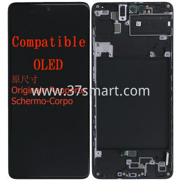 Samsung A71 2020 A715 OEM Oled Lcd+Touch+Frame Schwarz