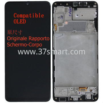 Samsung A22 4G 2021 A225 OEM Oled Lcd+Touch+Frame Schwarz