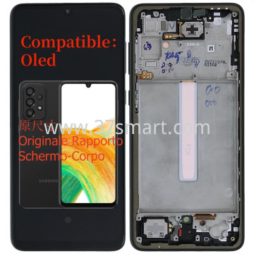 Samsung A33 5G 2022 A336 Compatible Oled Lcd+Touch+Frame Nero
