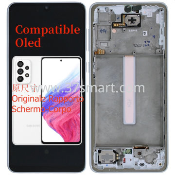 Samsung A33 5G 2022 A336 Compatible Oled Lcd+Touch+Frame Bianco