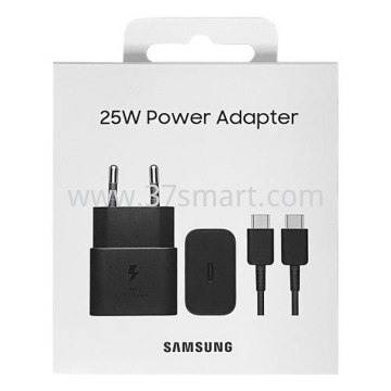 Samsung Wall Charger 25W 3A 1xUSB-C, with USB-C Cable Nero