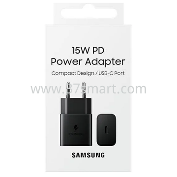 Samsung Wall Charger 15W, 2A, 1 x USB-C Black