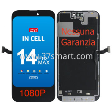 iPhone 14 Pro Max ZY Incell Lcd+Touch 1080P (Prezzo Fabbrica, NESSUNA GARANZIA) Nero