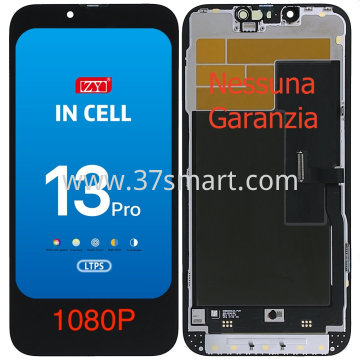 iPhone 13 Pro ZY Compatible Incell 1080P Lcd+Touch (Prezzo Fabbrica, NESSUNA GARANZIA) Nero