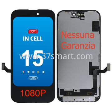 iPhone 15 ZY Incell Lcd+Touch 1080P (Factory Price, NO WARRANTY) Black