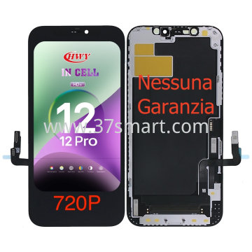 iPhone 12, iPhone 12 Pro ZY Incell Lcd+Touch 720P (Factory Price, NO WARRANTY) Schwarz