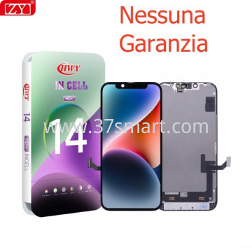 iPhone 14 ZY HD Incell 720P(aSI) Lcd+Touch (Prezzo Fabbrica, NESSUNA GARANZIA) Nero