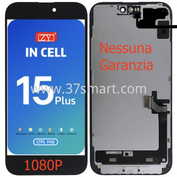 iPhone 15 Plus ZY Incell 1080P Lcd+Touch (Factory Price, NO WARRANTY) Schwarz