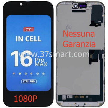 iPhone 16 Pro Max ZY Incell 1080P Lcd+Touch (Factory Price, NO WARRANTY) Schwarz