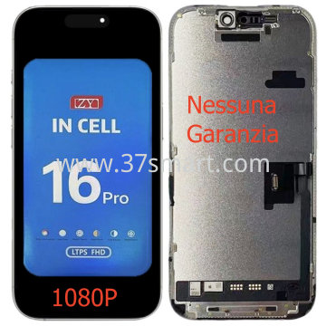iPhone 16 Pro ZY Incell 1080P Lcd+Touch (Factory Price, NO WARRANTY) Schwarz