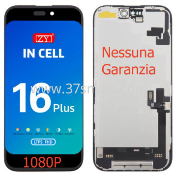 iPhone 16 Plus ZY Incell 1080P Lcd+Touch (Factory Price, NO WARRANTY) Schwarz