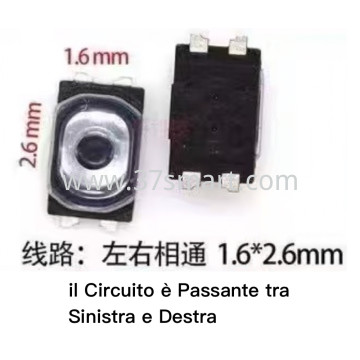 BTN-23 Botton Power/Volume 1.6x2.6mm 2pcs Bulk