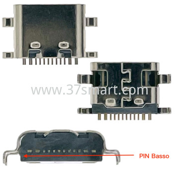 Type C-11 12PIN i Pin del Connettore di Ricarica, Un Po’ Più in Basso Bulk