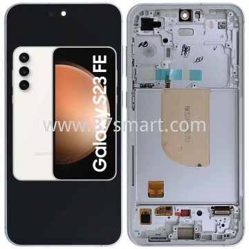 Samsung S23 FE 2023 S711 Service Pack Display (Assembled) White