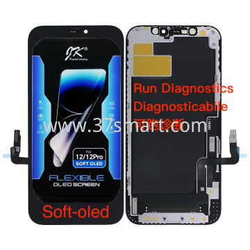 iPhone 12, iPhone 12 Pro Run Diagnostics JK Soft-Oled Lcd+Touch Black