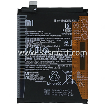 Xiaomi Mi 10T Lite, BM4W 460200004N1Y Service Pack Battery 4820mAh Bulk