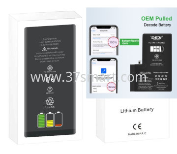 iPhone 14 Pro Max Batteria Super Capacity 4750mAh Diagnosticabile Mostra il 100% di Salute della Batteria Blister