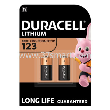 Duracell Batterie Lithium, CR123A, Blister