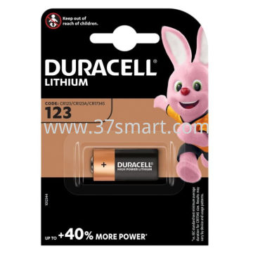 Duracell Batterie Lithium, CR123A Blister