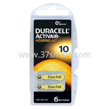 Duracell Batterie Zinc Air, 10, 1.45V Blister