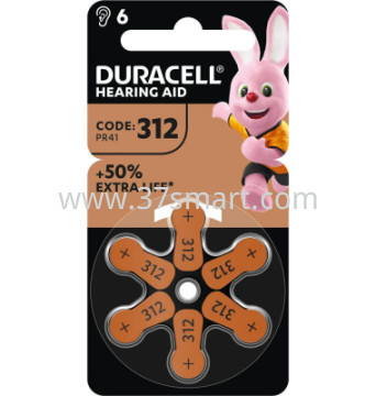 Battery Batterie Zinc Air, 312, 1.4V Blister