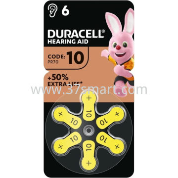 Duracell Batterie Zinc Air, 10, 1.4V Blister