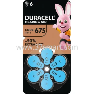 Duracell Batterie Zinc Air, 675, 1.4V Blase