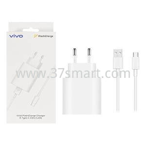 Vivo Wall Charger 44W 4A USB-A with USB-C Cable 5432929 Bianco