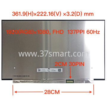LED 16.1'' Slim 1920×1080 30Pin N161HCA-EAC NV161FHM-N62 LED Bulk