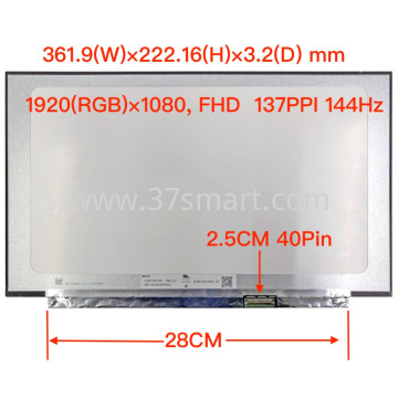 LED 16.1'' Slim1920×1080 40Pin N161HCA-GA1 NV161FHM-NY4 LED Schüttgut