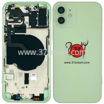 iPhone 12 Cover Back Smontato da Cellulare+Flex Completo Grado A Verde