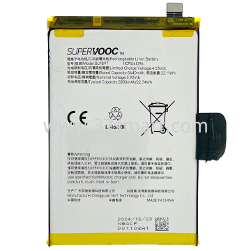Reno 13F 5G CPH2699 BLPB97 Batteria Usato Smontato da Cellulare Bulk