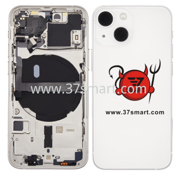 iPhone 13 Mini Cover Back Removed From Phone+Flex Complete Grado A White
