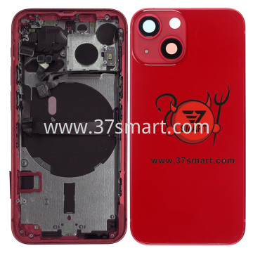 iPhone 13 Mini Cover Back Removed From Phone+Flex Complete Grado A Red