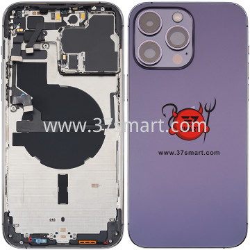 iPhone 14 Pro Max Cover Back Removed From Phone+Flex Complete Grade A Lila