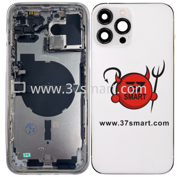 iPhone 13 Pro Max Cover Back Removed From Phone+Flex Complete Grad A Silber