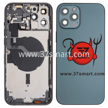 iPhone 12 Pro Max Cover Back Smontato da Cellulare+Flex Completo Grado A Blu
