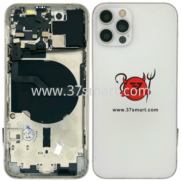 iPhone 12 Pro Max Cover Back Smontato da Cellulare+Flex Completo Grad A Silver