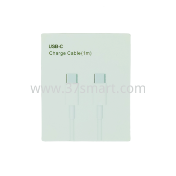 Charge Cable  Type-C to Type-C 1M White