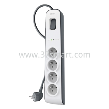 BELKIN Surge Protector Power Strip 4 Outlets (2m) Blister