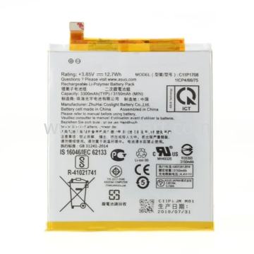 Asus ZE620KL/C11P1708 OEM Batteria 3300mAh Bulk