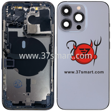 iPhone 13 Pro Cover Back Removed From Phone+Flex Complete Grad A Blue