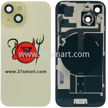 iPhone 15 Cover Back+NFC Removed From Phone Grade A Yellow